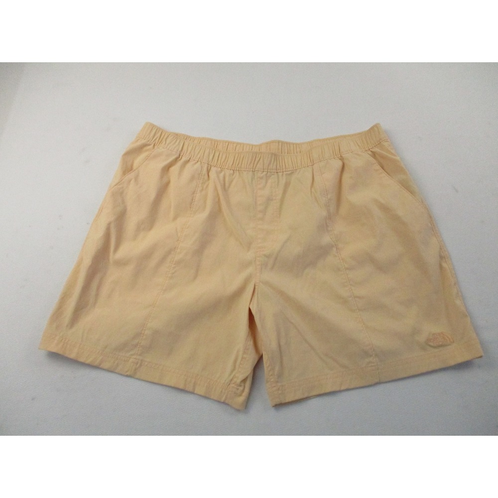 The North Face Shorts Mens XXL Peach Nylon Utility Hiking Embroidered Logo